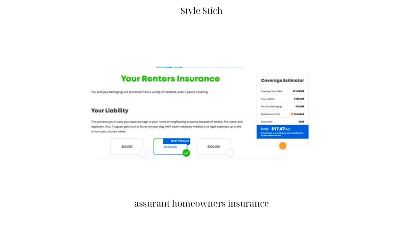 assurant homeowners insurance